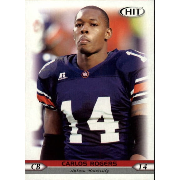 2005 SAGE HIT #15 Carlos Rogers NFL Football Trading Card
