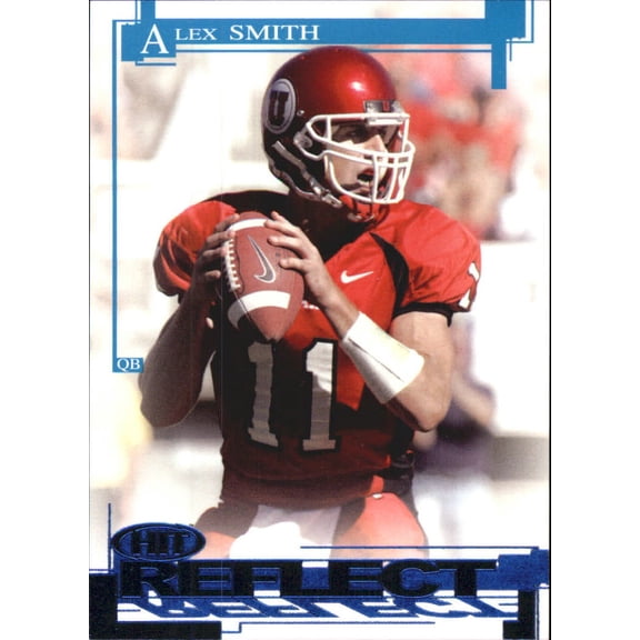 2005 SAGE HIT Reflect Blue #R11 Alex Smith QB NFL Football Trading Card
