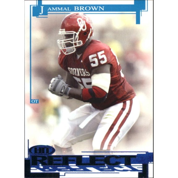 2005 SAGE HIT Reflect Blue #R22 Jammal Brown NFL Football Trading Card
