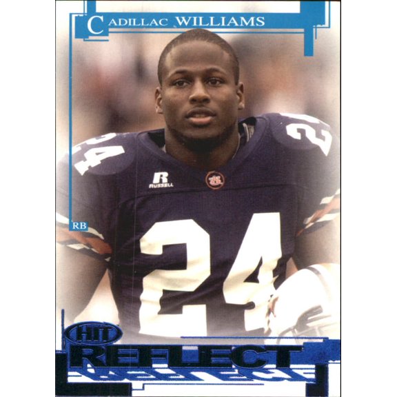 2005 SAGE HIT Reflect Blue #R24 Cadillac Williams NFL Football Trading Card