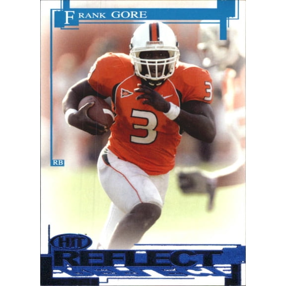 2005 SAGE HIT Reflect Blue #R3 Frank Gore RC Rookie NFL Football Trading Card