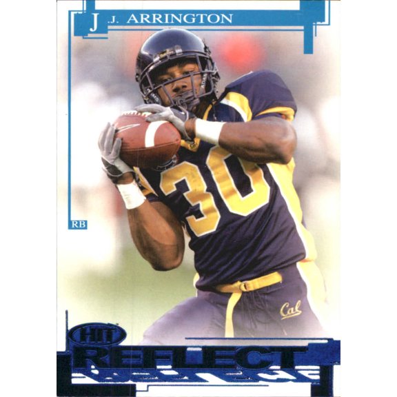 2005 SAGE HIT Reflect Blue #R30 J.J. Arrington NFL Football Trading Card