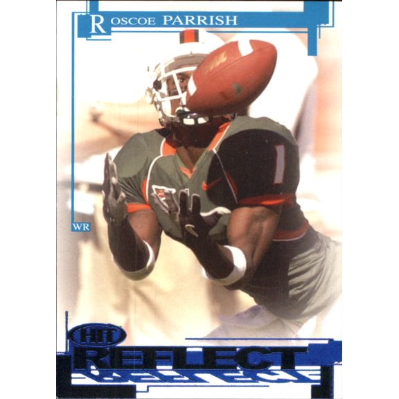 2005 SAGE HIT Reflect Blue #R41 Roscoe Parrish NFL Football Trading Card