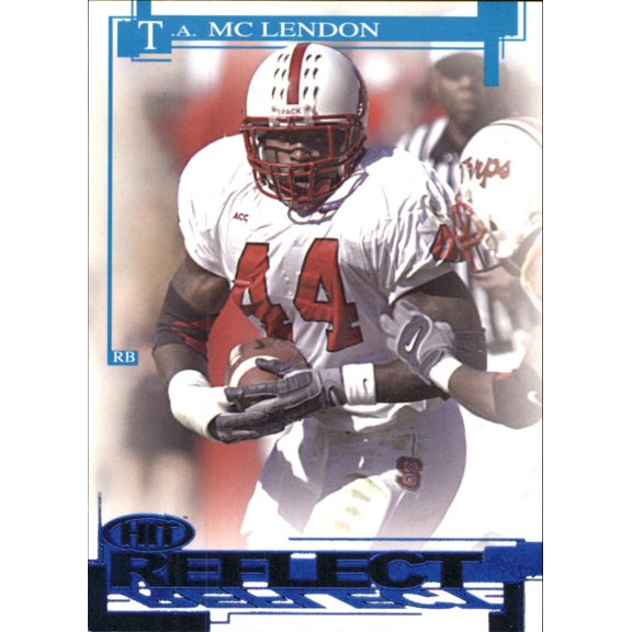 2005 SAGE HIT Reflect Blue #R44 T.A. McLendon NFL Football Trading Card
