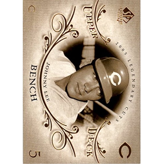 2005 SP Legendary Cuts #42 Johnny Bench MLB Baseball Trading Card