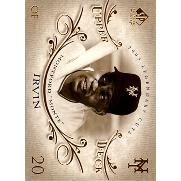 2005 SP Legendary Cuts #56 Monte Irvin MLB Baseball Trading Card