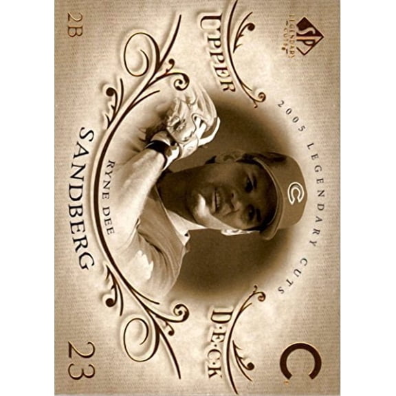 2005 SP Legendary Cuts #74 Ryne Sandberg Chicago Cubs MLB Baseball Base Trading Card