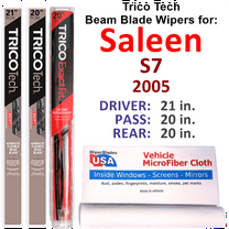 2005 Saleen S7 Beam Blade Wipers (Set of 3) w/Rear Wiper