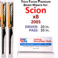 thumbnail image 1 of 2005 Scion xB Performance Beam Wipers (Set of 2), 1 of 3