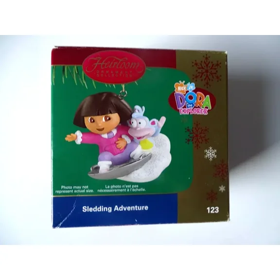 2005 Sledding Adventure - Dora the Explorer (Movie TV Series & Animations) by Carlton Cards