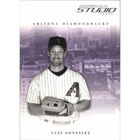 2005 Studio #17 Luis Gonzalez MLB Baseball Trading Card