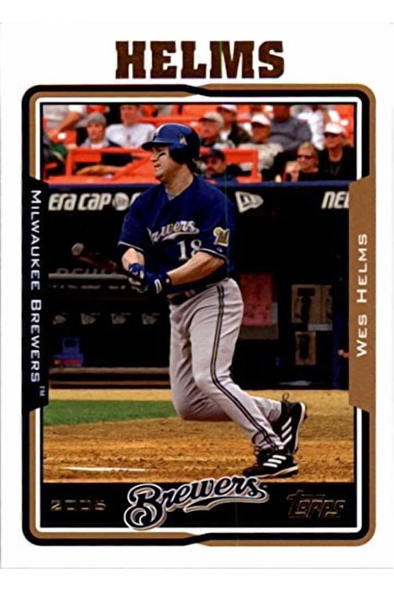 2005 Topps #164 Wes Helms MLB Baseball Trading Card