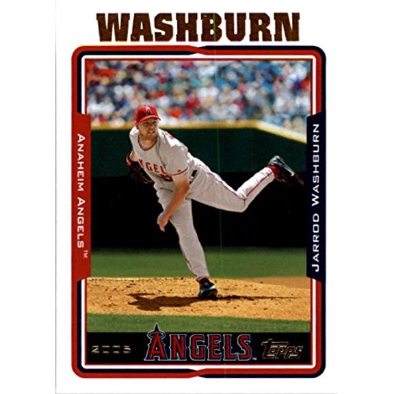 2005 Topps #211 Jarrod Washburn MLB Baseball Trading Card