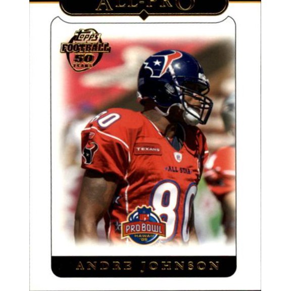 2005 Topps #355 Andre Johnson AP NFL Football Trading Card