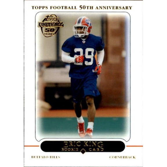 2005 Topps #370 Eric King RC NFL Football Trading Card