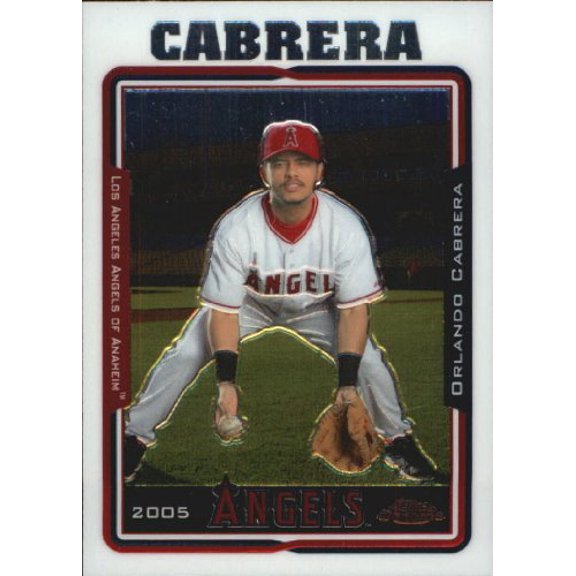 2005 Topps Chrome #331 Orlando Cabrera MLB Baseball Trading Card
