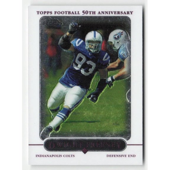 2005 Topps Chrome #105 Dwight Freeney Indianapolis Colts Football Card