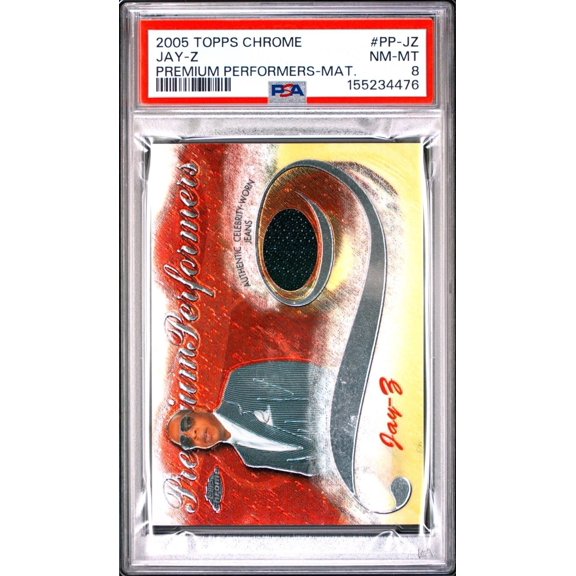 2005 Topps Chrome Premium Performers Jay-Z #PP-JZ PSA 8