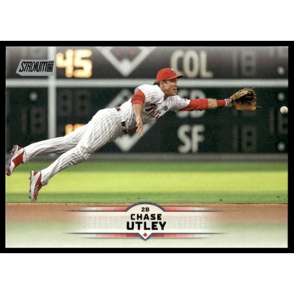 2005 Topps Stadium Club Chase Utley Philadelphia Phillies #173 Baseball Card