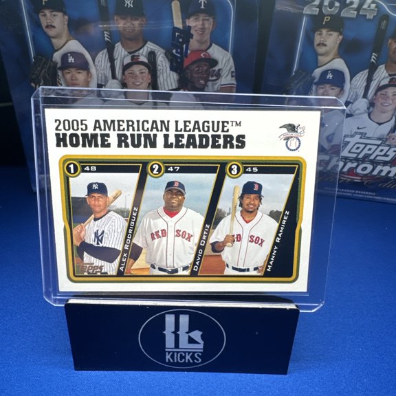 2005 Topps Updates & Highlights David Ortiz Manny Ramirez Alex Rodriguez #UH135 [Base] Base Set