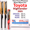 thumbnail image 1 of 2005 Toyota Highlander Performance Beam Wipers (Set of 3) w/Rear Wiper, 1 of 3
