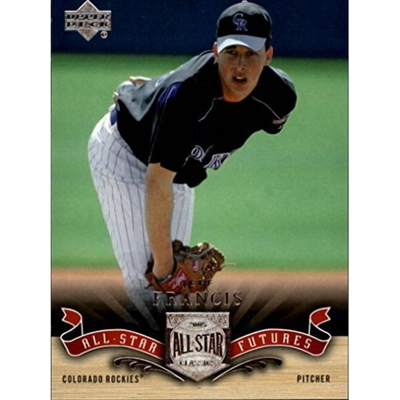 2005 UD All-Star Classics #63 Jeff Francis FUT MLB Baseball Trading Card