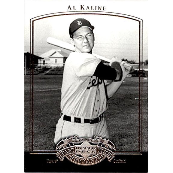 2005 UD Past Time Pennants #1 Al Kaline MLB Baseball Trading Card