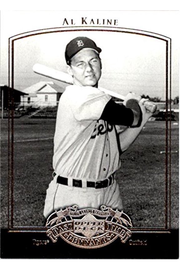 2005 UD Past Time Pennants #1 Al Kaline MLB Baseball Trading Card