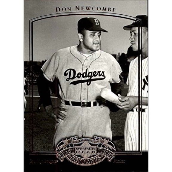 2005 UD Past Time Pennants #21 Don Newcombe MLB Baseball Trading Card