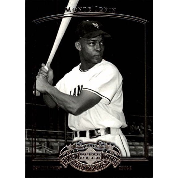 2005 UD Past Time Pennants #58 Monte Irvin MLB Baseball Trading Card