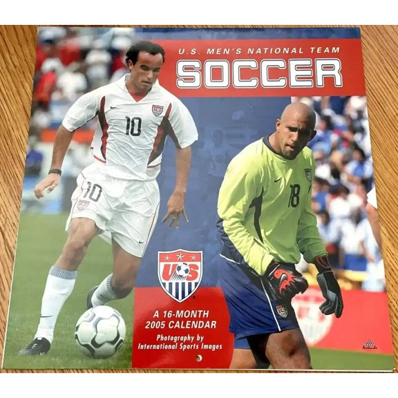 2005 US Soccer calendar (Landon Donovan and Tim Howard cover)