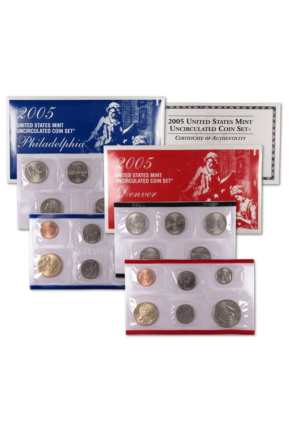 2005 Uncirculated Coin Set U.S Mint Government Packaging OGP COA