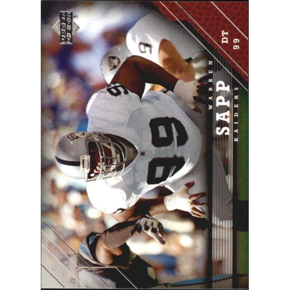 2005 Upper Deck #138 Warren Sapp NFL Football Trading Card