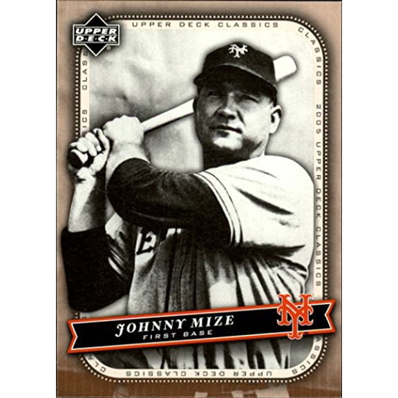 2005 Upper Deck Classics #57 Johnny Mize MLB Baseball Trading Card