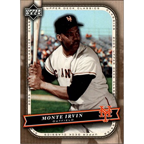 2005 Upper Deck Classics #70 Monte Irvin MLB Baseball Trading Card