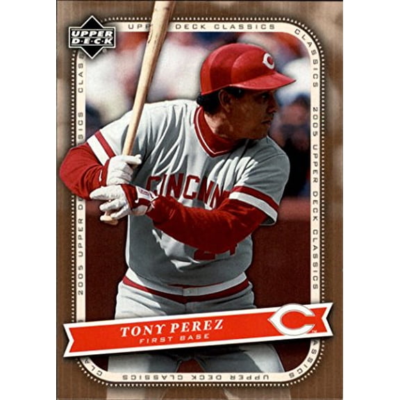 2005 Upper Deck Classics #93 Tony Perez MLB Baseball Trading Card