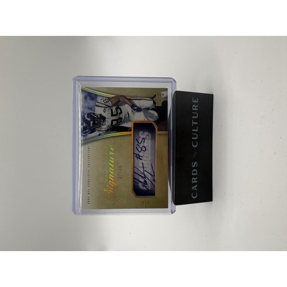 2005 Upper Deck Exquisite Collection Exquisite Signature Antonio Gates #ES-AN /35