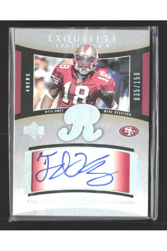 2005 Upper Deck Exquisite Collection Otis Amey #122 /150 Patch
