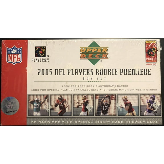2005 Upper Deck NFL Rookie Premiere Sealed Box Set (Aaron Rodgers Rookie Card)