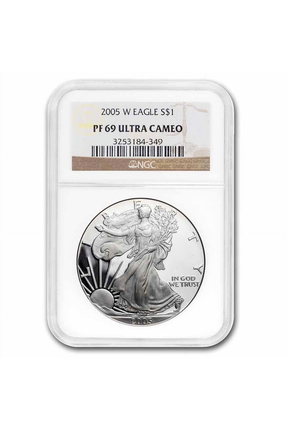 2005-W Proof American Silver Eagle PF-69 NGC