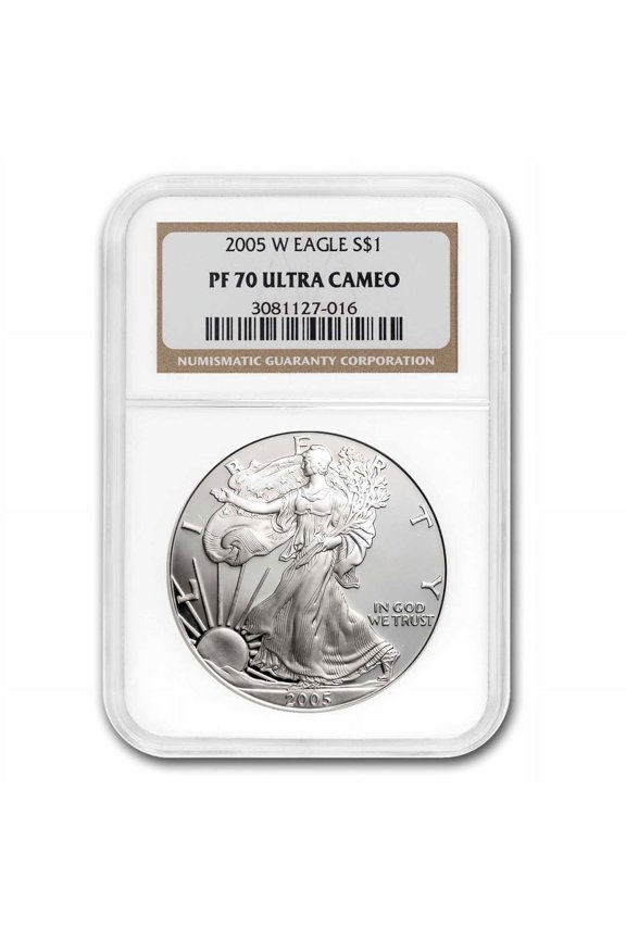 2005-W Proof American Silver Eagle PF-70 NGC