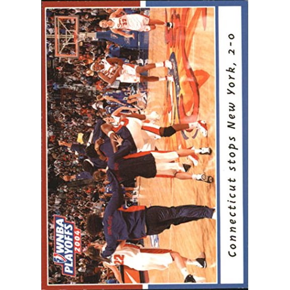 2005 WNBA Playoffs #P5 Conn. def. NY 2-0 WNBA Basketball Trading Card