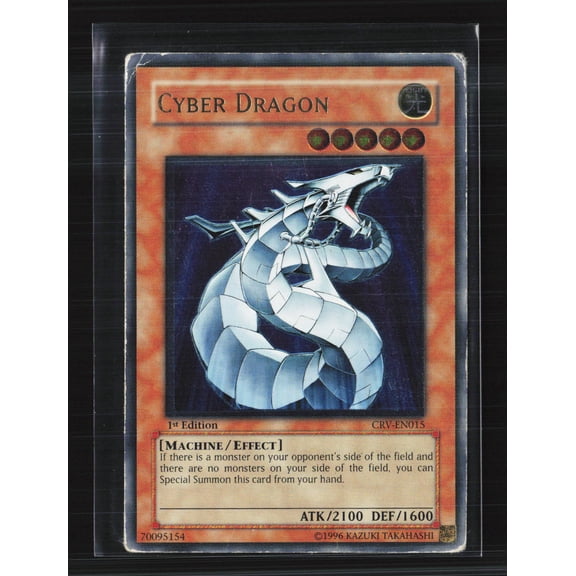 2005 Yu-Gi-Oh! Cybernetic Revolution Cyber Dragon Super Rare 1st Edition #CRV-EN015 Trading Card