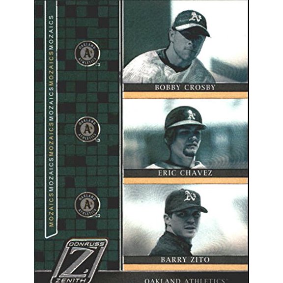 2005 Zenith Mozaics #6 Crosby Chavez Zito MLB Baseball Trading Card