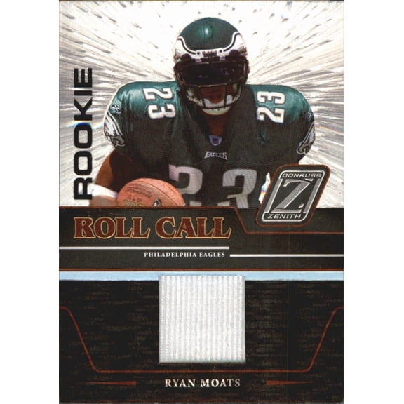 2005 Zenith Rookie Roll Call Jerseys #RC23 Ryan Moats Jersey NFL Football Trading Card