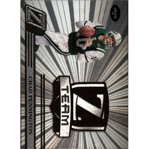 2005 Zenith Z-Team Silver #ZT19 Chad Pennington NFL Football Trading Card