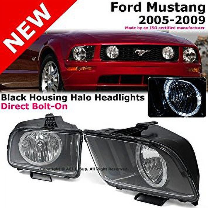 Headlights Assembly Compatible With 2005-2009 Ford Mustang, Headlamp - View #13