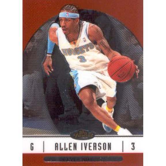 2006-07 Finest #38 Allen Iverson NBA Basketball Trading Card