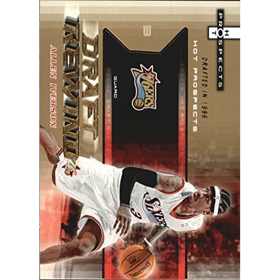 2006-07 Fleer Hot Prospects Draft Rewind #IV Allen Iverson NBA Basketball Trading Card