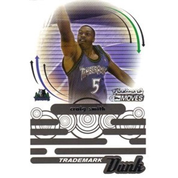 2006-07 Topps Trademark Moves Dunk #TDU14 Craig Smith NBA Basketball Trading Card